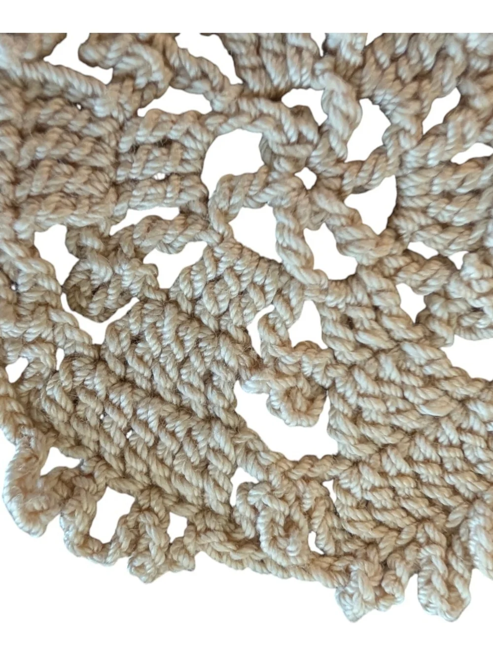 Handcrafted Crochet Lace Doilies - Cream